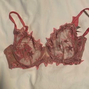 Unlined beautiful star embroidered